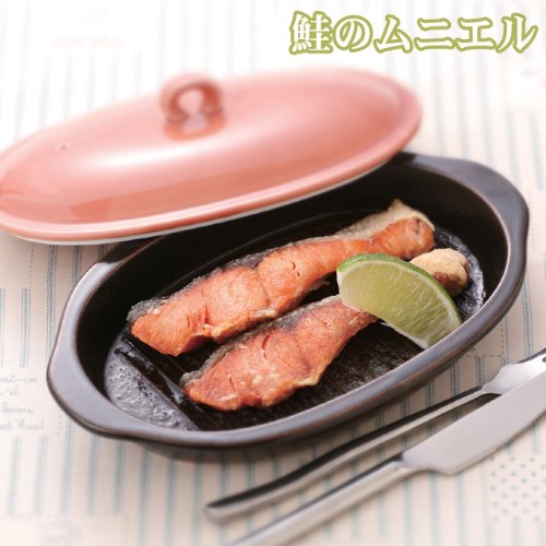 新品未使用 レンジで焼けるくん 楕円 日本製（月白）3個セット Amazon｜ランチャン レンジで焼けるくん(楕円) 757566(淡黄) 3239-067
